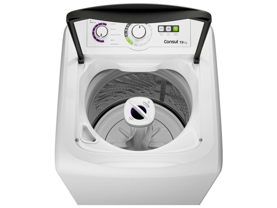 Lavadora de Roupas Consul 13kg Cesto Inox 16 Programas de Lavagem Branca CWH13AB - 9
