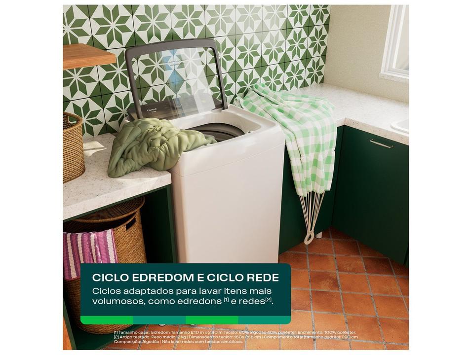 Lavadora de Roupas Consul 14kg Cesto Inox 12 programas Branco CWN14AB - 3