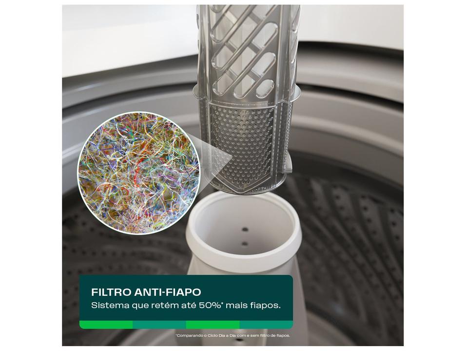 Lavadora de Roupas Consul 14kg Cesto Inox 12 programas Branco CWN14AB - 8