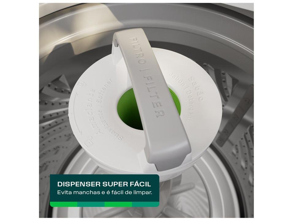 Lavadora de Roupas Consul 14kg Cesto Inox 12 programas Branco CWN14AB - 6