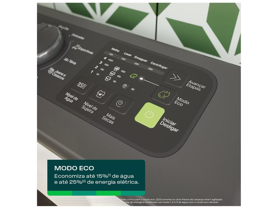 Lavadora de Roupas Consul 14kg Cesto Inox 12 programas Branco CWN14AB - 10