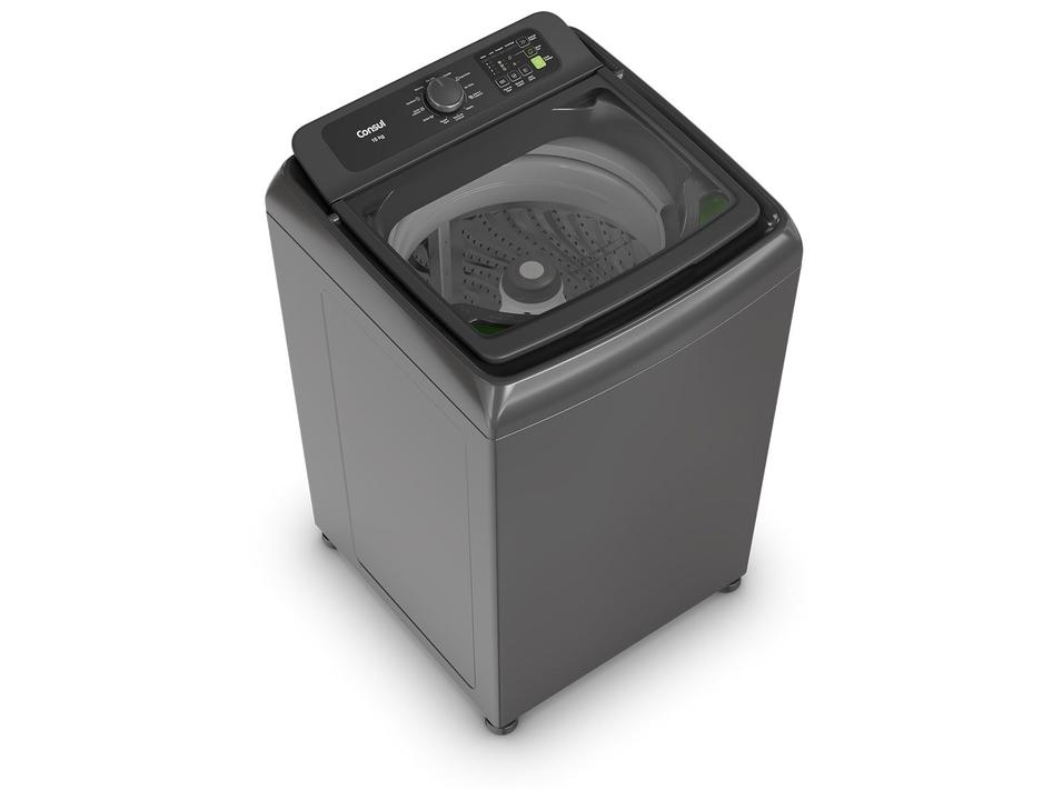 Lavadora de Roupas Consul 15kg 12 Programas de Lavagem Cinza Chumbo CWN15A9ANA - 7