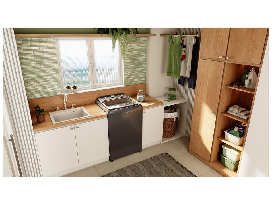 Lavadora de Roupas Consul 15kg 12 Programas de Lavagem Cinza Chumbo CWN15A9ANA - 6