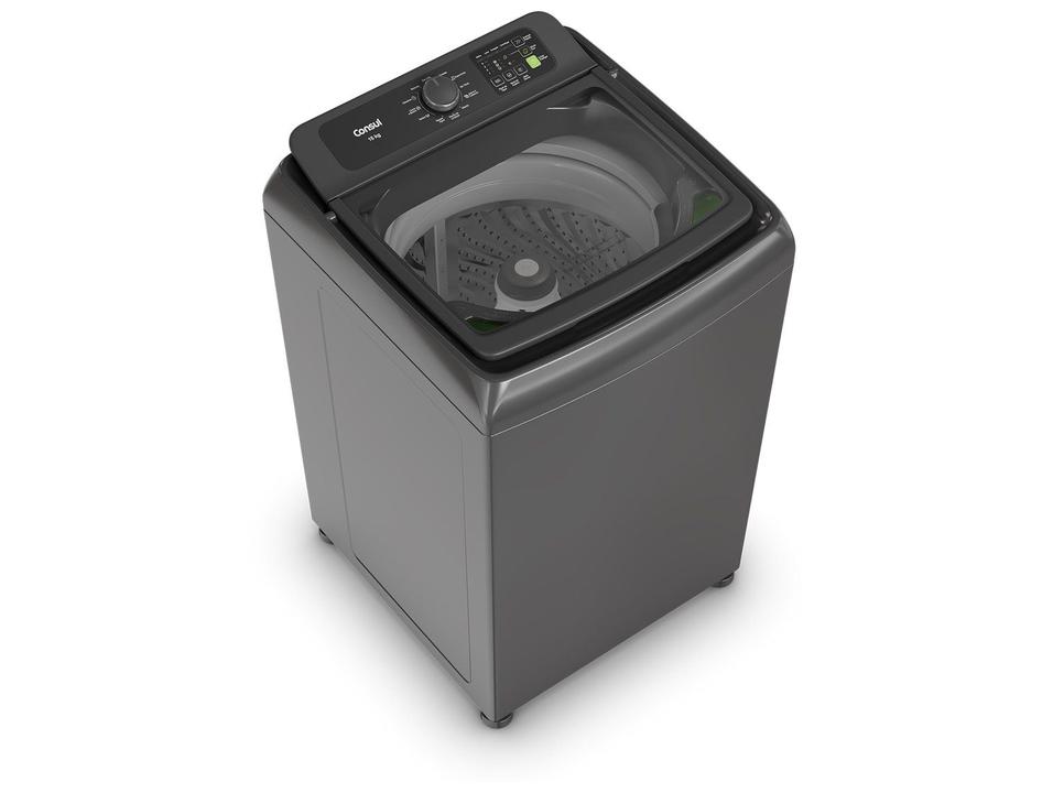 Lavadora de Roupas Consul 15kg 12 Programas de Lavagem Cinza Chumbo CWN15A9ANA - 8