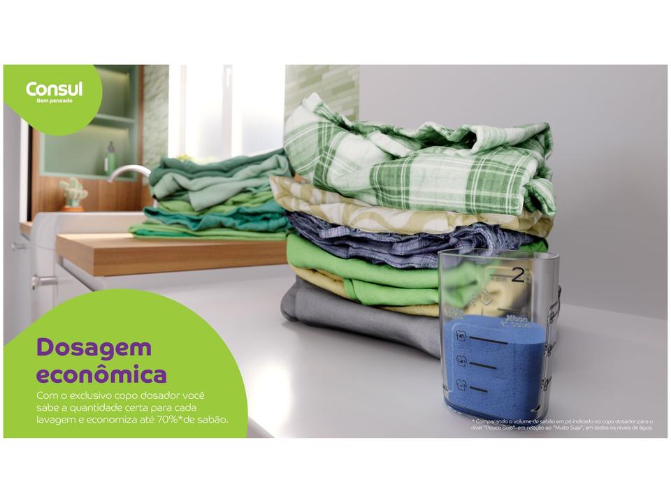 Lavadora de Roupas Consul 15kg Cesto Inox - 4