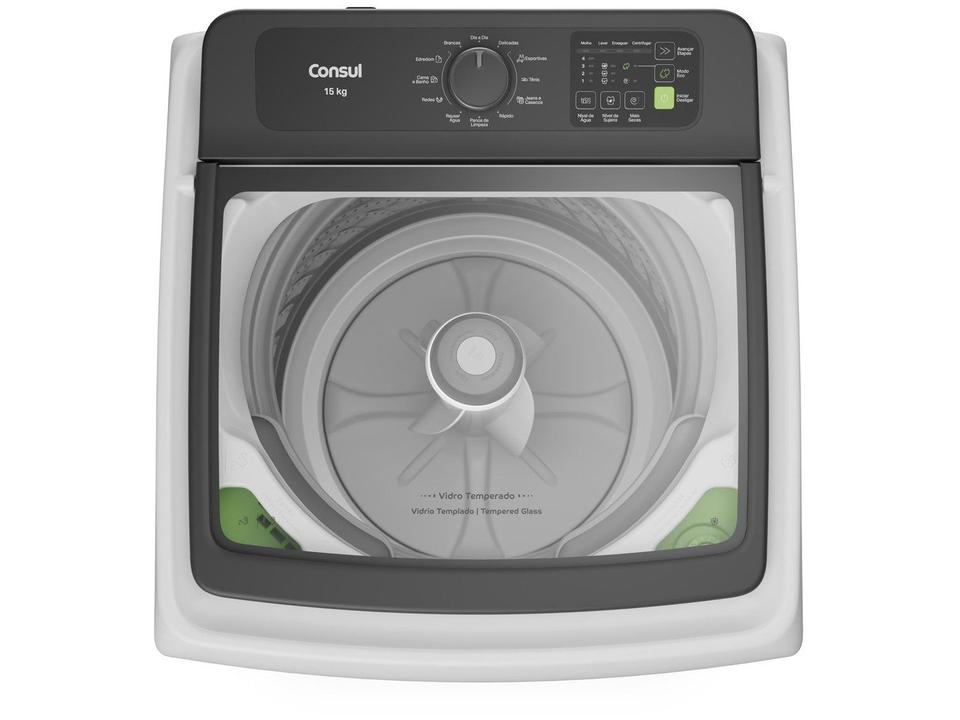 Lavadora de Roupas Consul 15kg Cesto Inox - 9
