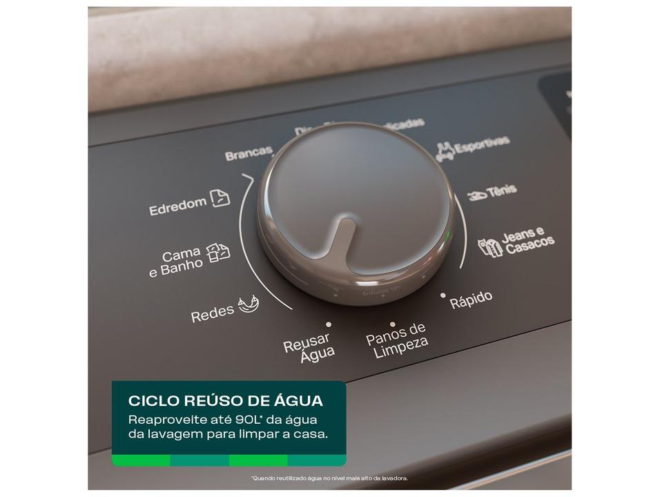 Lavadora de Roupas Consul 16kg Cesto Inox 12 programas Branco CWN16AB - 10