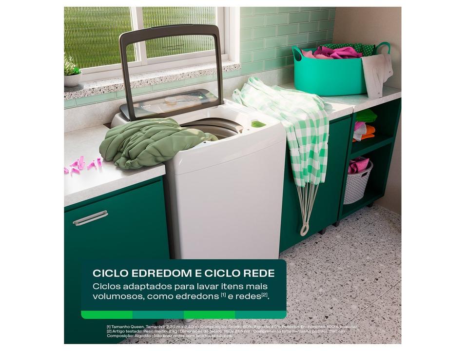 Lavadora de Roupas Consul 16kg Cesto Inox 12 programas Branco CWN16AB - 6