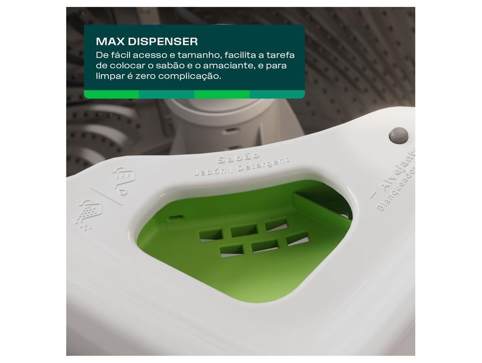 Lavadora de Roupas Consul 16kg Cesto Inox 12 programas Branco CWN16AB - 8