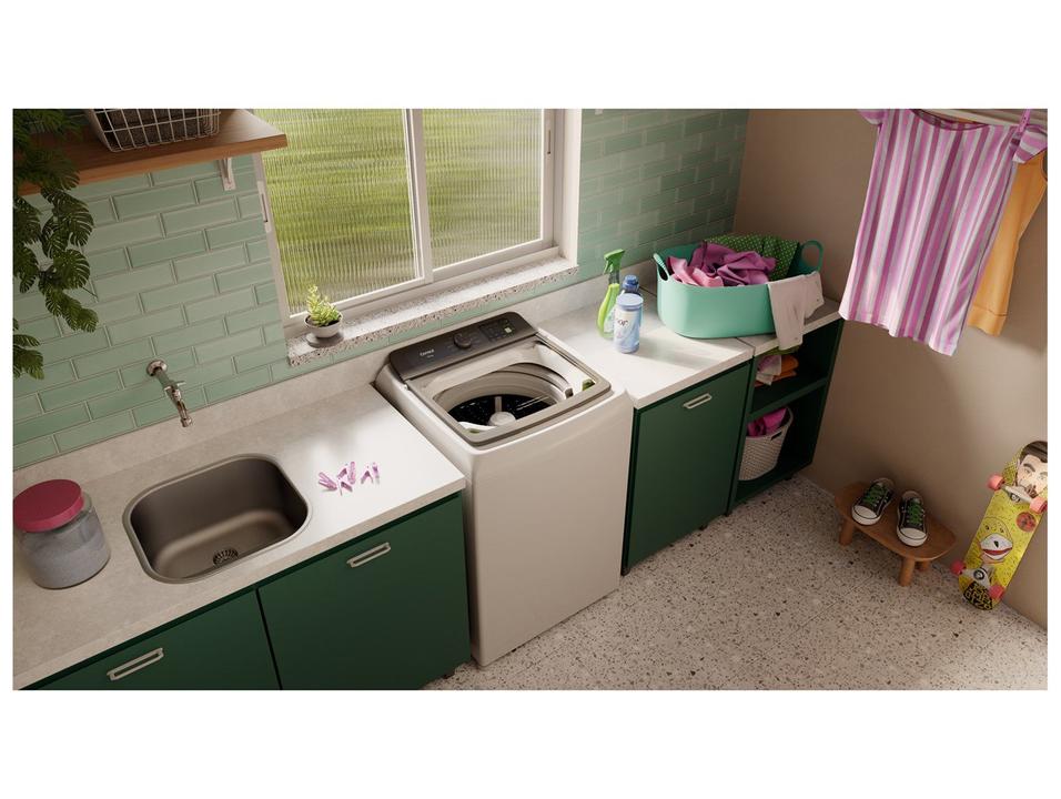 Lavadora de Roupas Consul 16kg Cesto Inox 12 programas Branco CWN16AB - 1