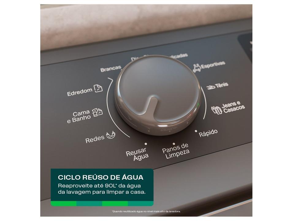 Lavadora de Roupas Consul 16kg Cesto Inox 12 programas Branco CWN16AB - 10