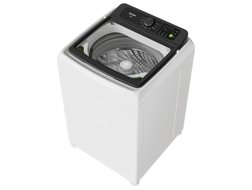 Lavadora de Roupas Consul 16kg Cesto Inox 12 programas Branco CWN16AB - 11