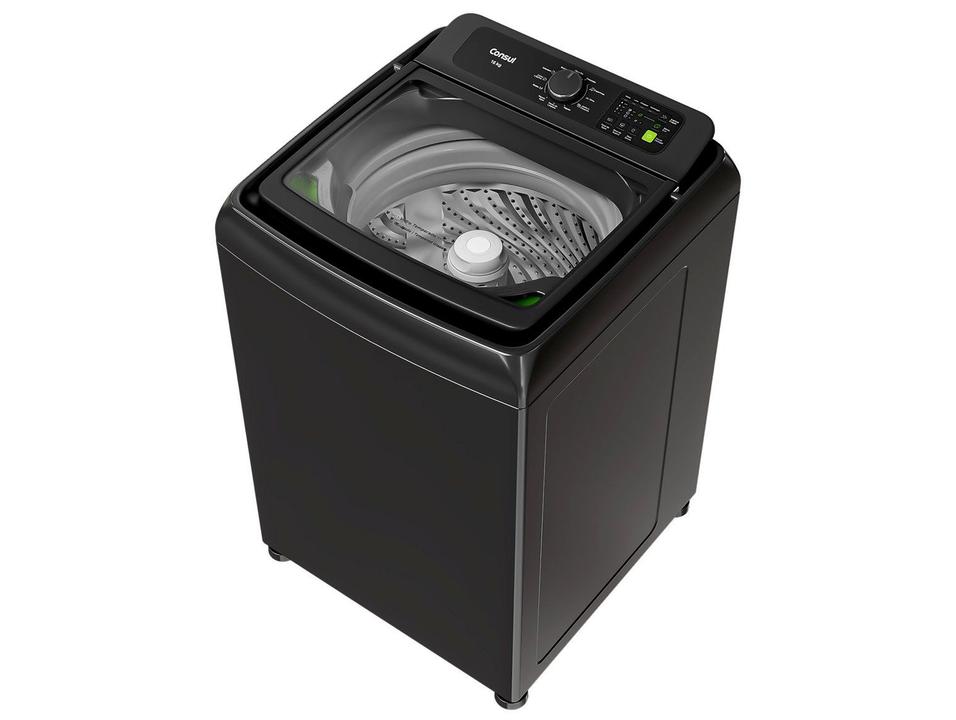 Lavadora de Roupas Consul 16kg Cesto Inox 12 Programas Cinza CWN16A9 - 10