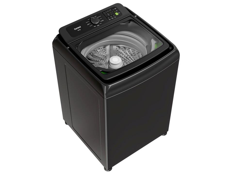 Lavadora de Roupas Consul 16kg Cesto Inox 12 Programas Cinza CWN16A9 - 11