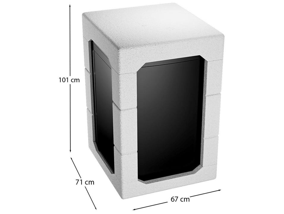 Lavadora de Roupas Consul 16kg Cesto Inox 12 Programas Cinza CWN16A9 - 18