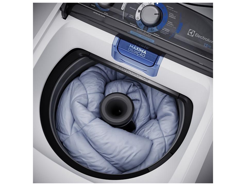Lavadora de Roupas Electrolux 13kg Cesto Inox 10 Programas de Lavagem Branca Efficient LDA13 - 2