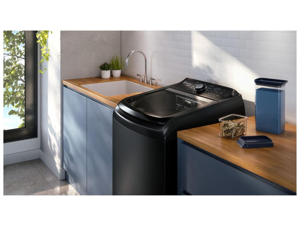 Lavadora de Roupas Electrolux 14,5kg Preta Cesto Inox 11 Programas de Lavagem LEP15 - 2