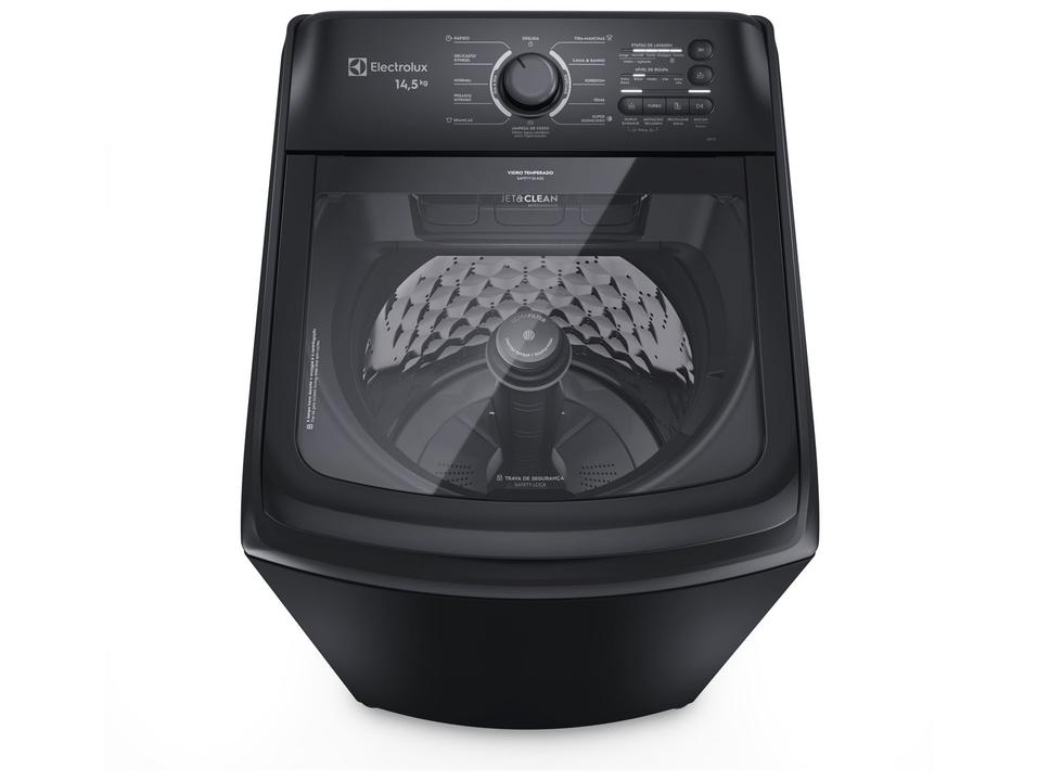 Lavadora de Roupas Electrolux 14,5kg Preta Cesto Inox 11 Programas de Lavagem LEP15 - 4