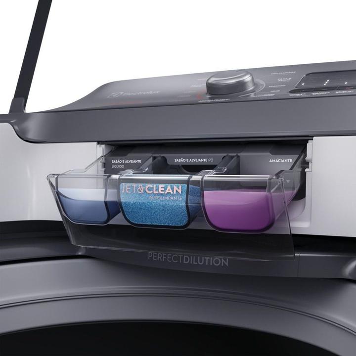 Lavadora de Roupas Electrolux 15kg Cesto Inox 11 Programas de Lavagem Branco Premium Care Jet&Clean e Time Control LEC15 - 9