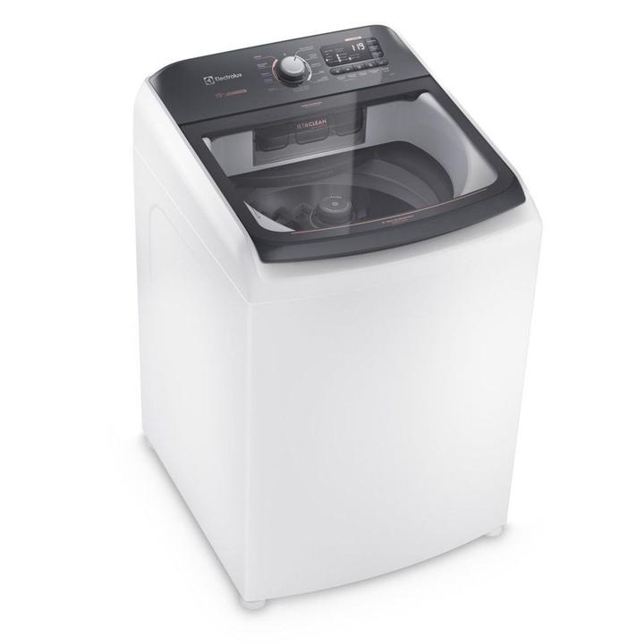Lavadora de Roupas Electrolux 15kg Cesto Inox 11 Programas de Lavagem Branco Premium Care Jet&Clean e Time Control LEC15 - 3