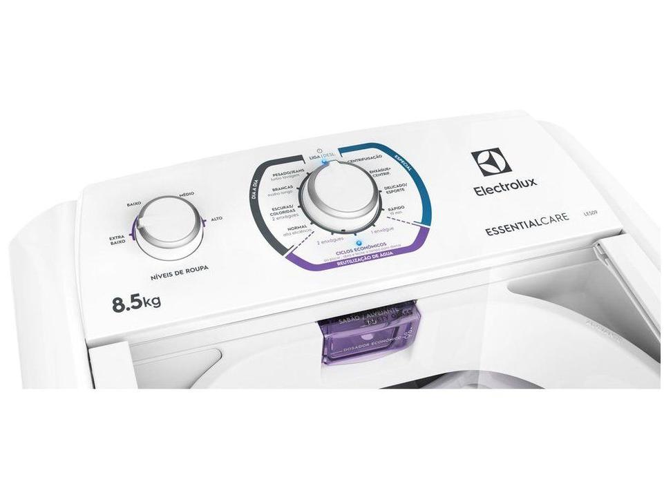 Lavadora de Roupas Electrolux LES09 8,5kg 10 Programas de Lavagem - 3
