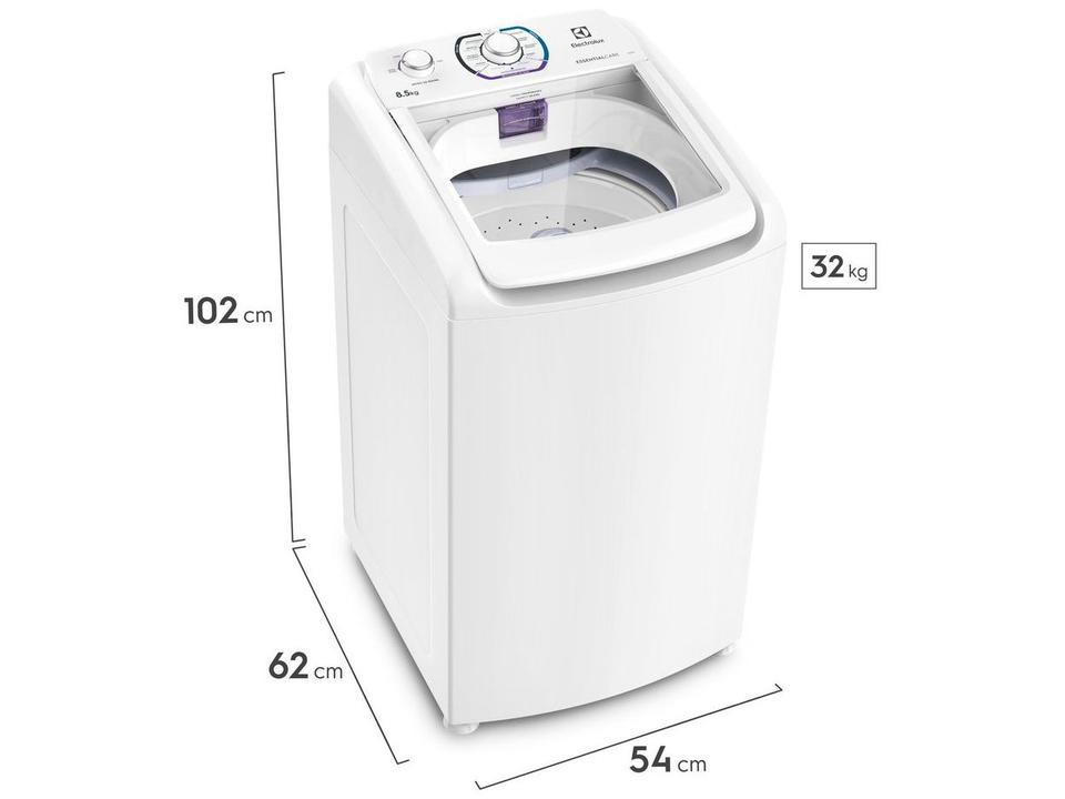 Lavadora de Roupas Electrolux LES09 8,5kg 10 Programas de Lavagem - 1