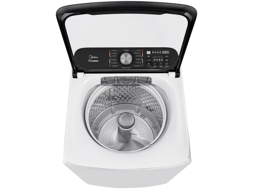 Lavadora de Roupas Midea 13kg Cesto Inox 13 Programas de Lavagem Branca Wave Agitator - 4