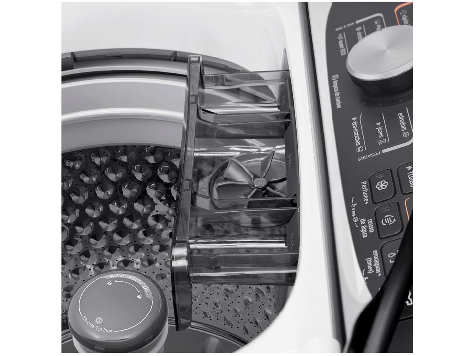 Lavadora de Roupas Midea 13kg Cesto Inox 13 Programas de Lavagem Branca Wave Agitator - 7