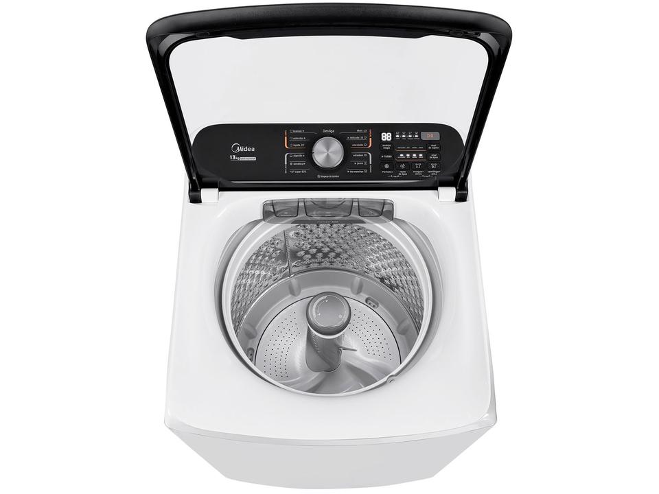 Lavadora de Roupas Midea 13kg Cesto Inox 13 Programas de Lavagem Branca Wave Agitator - 4