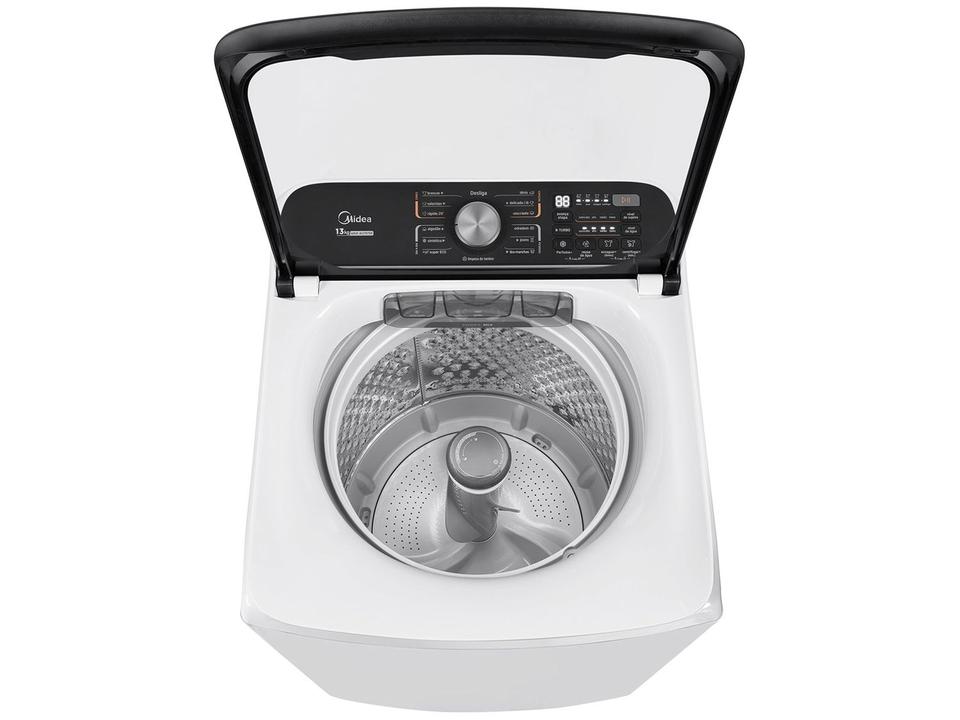 Lavadora de Roupas Midea 13kg Cesto Inox 13 Programas de Lavagem Branca Wave Agitator - 11
