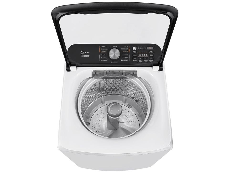 Lavadora de Roupas Midea 13kg Cesto Inox 13 Programas de Lavagem Branca Wave Agitator - 11