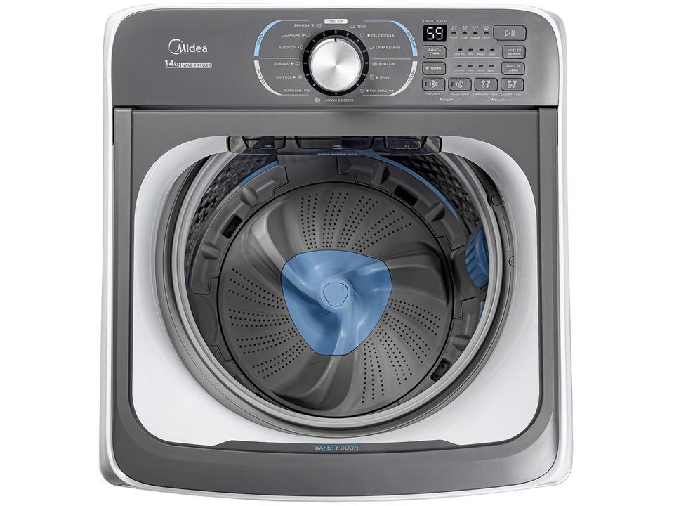 Lavadora de Roupas Midea 14kg Cesto Inox 13 Programas de Lavagem Branca MA512W140/WK-05 - 7