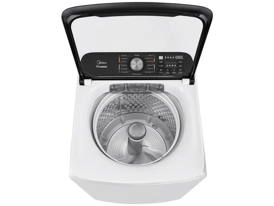 Lavadora de Roupas Midea 15kg Cesto Inox 13 Programas de Lavagem Branca Wave Agitator - 9