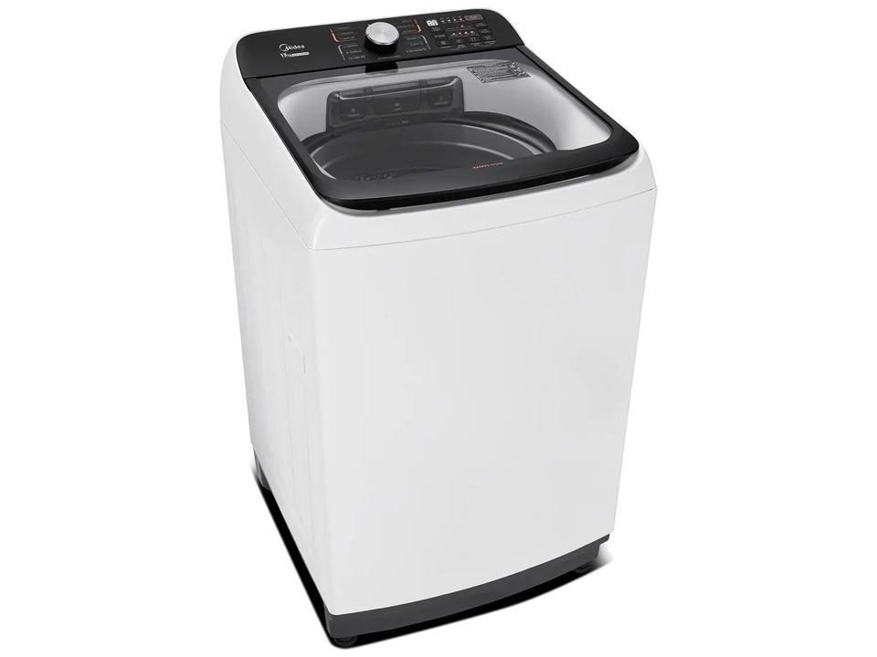 Lavadora de Roupas Midea 15kg Cesto Inox 13 Programas de Lavagem Branca Wave Agitator - 10