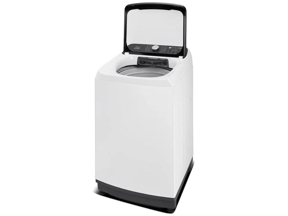 Lavadora de Roupas Midea 15kg Cesto Inox 13 Programas de Lavagem Branca Wave Agitator - 11
