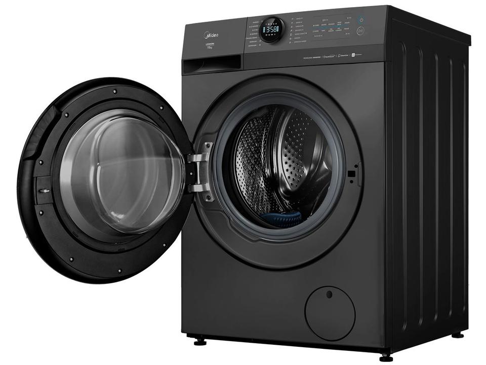 Lavadora de Roupas Midea Slim 11kg HealthGuard Smart Inverter Água Fria e Quente Titanium MF201W110WBGK02 - 9