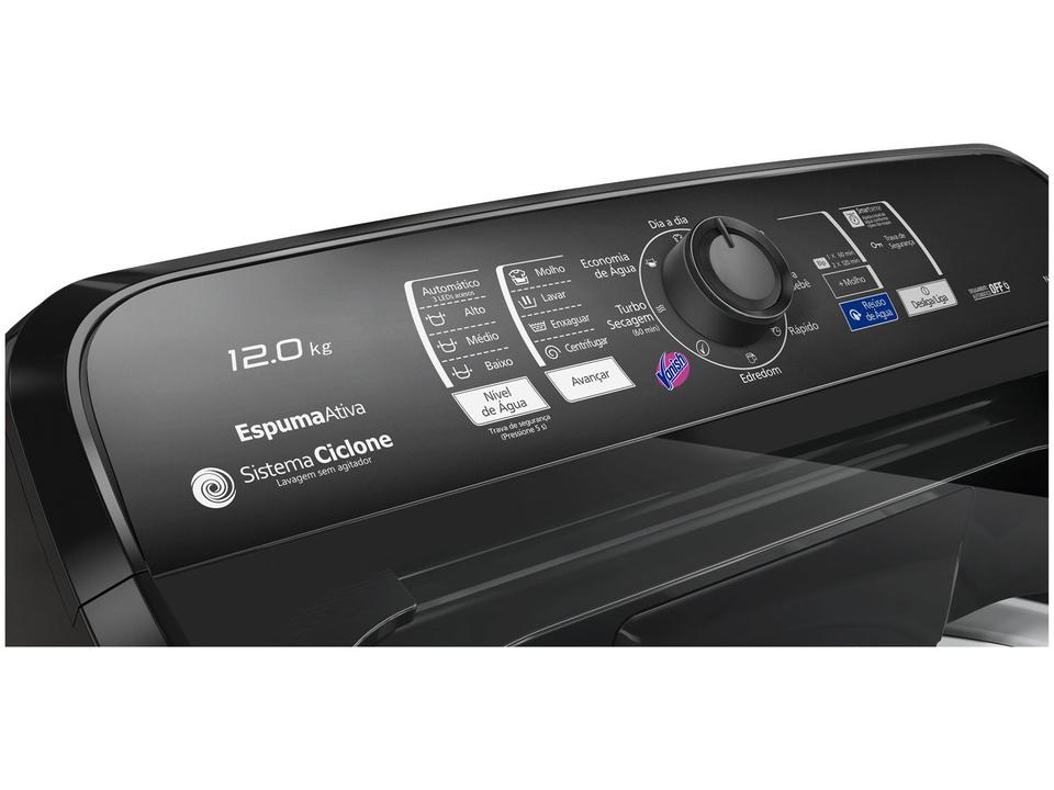 Lavadora de Roupas Panasonic NA-F120B1TA 12Kg Cesto Inox 8 Programas de Lavagem Titânio - 12