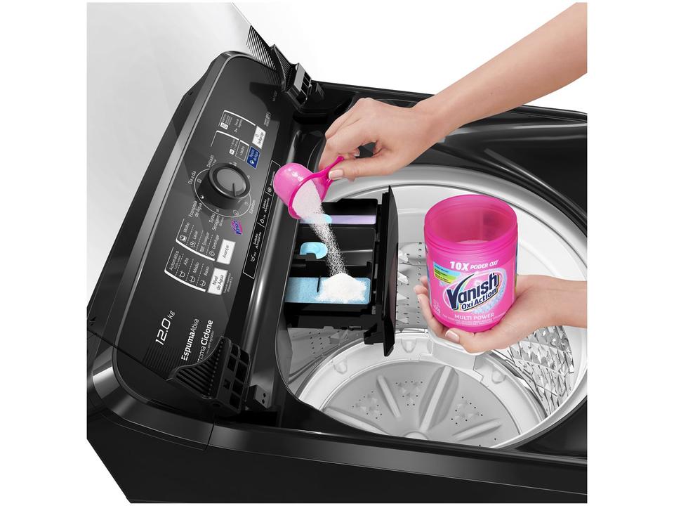 Lavadora de Roupas Panasonic NA-F120B1TA 12Kg Cesto Inox 8 Programas de Lavagem Titânio - 14