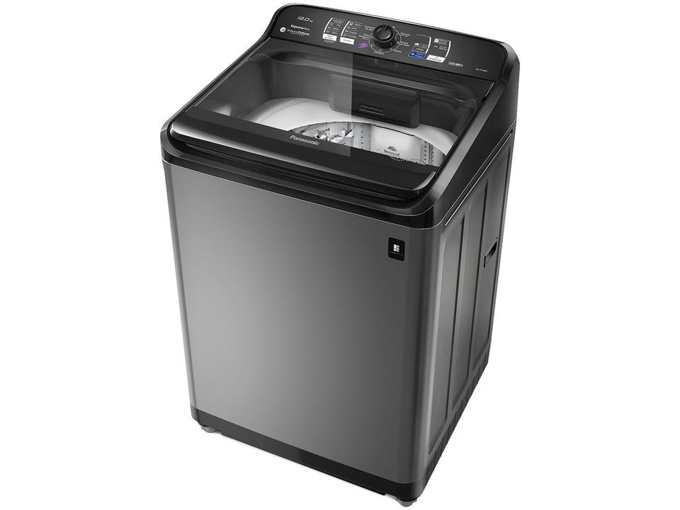 Lavadora de Roupas Panasonic NA-F120B1TA 12Kg Cesto Inox 8 Programas de Lavagem Titânio - 3