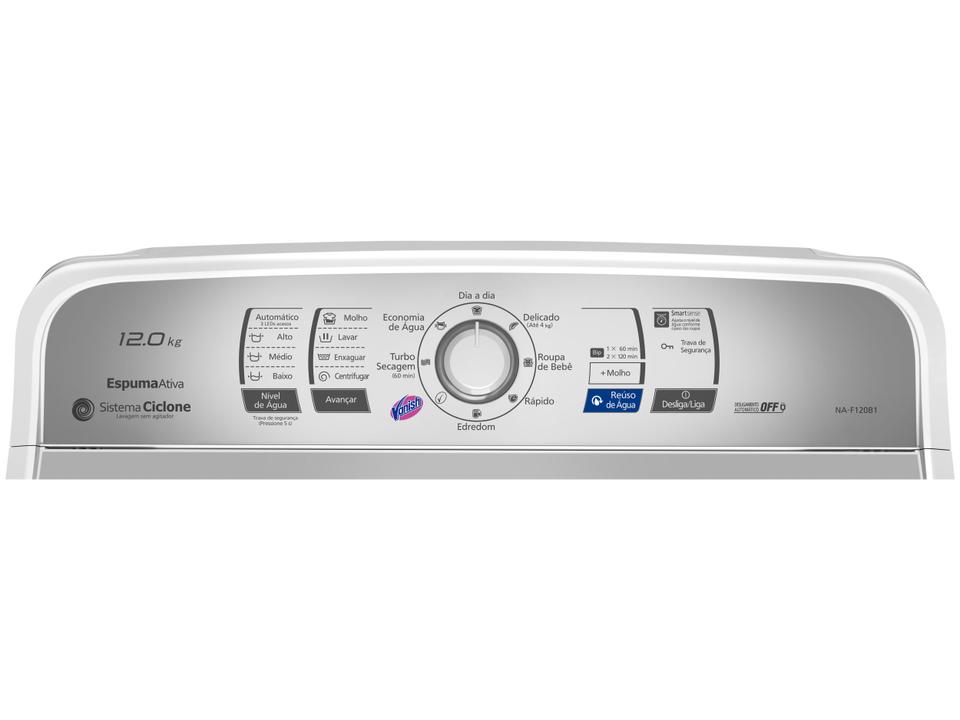 Lavadora de Roupas Panasonic NA-F120B1WB - 9