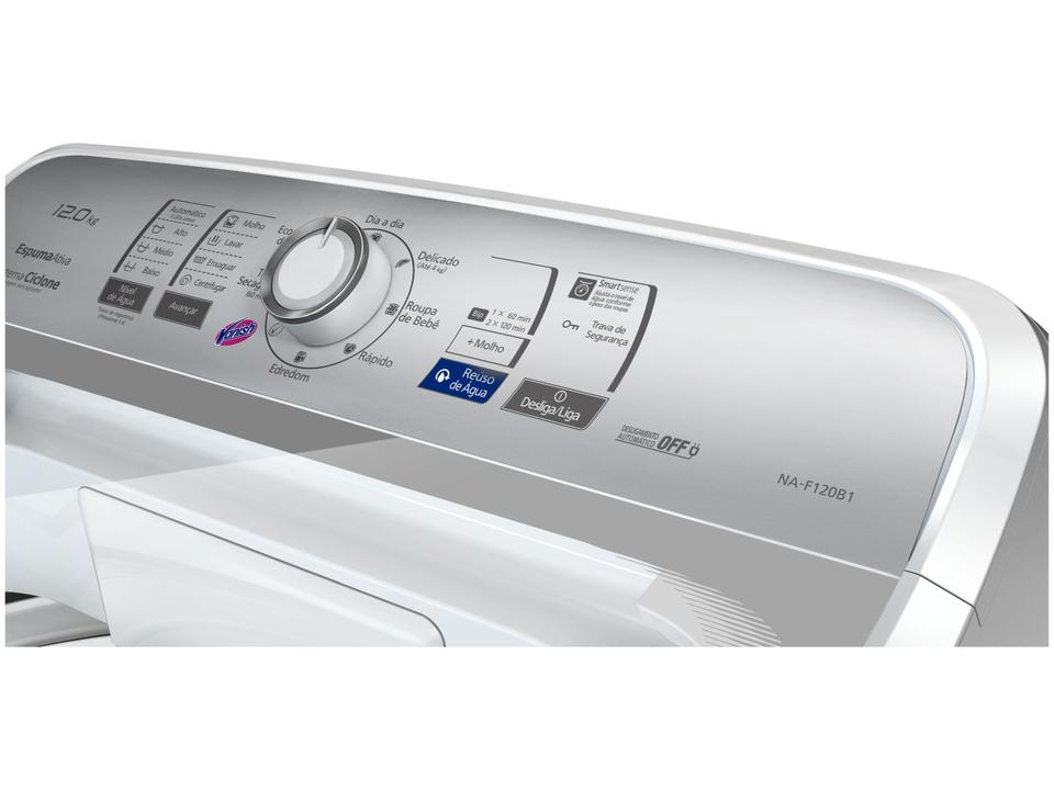 Lavadora de Roupas Panasonic NA-F120B1WB - 6