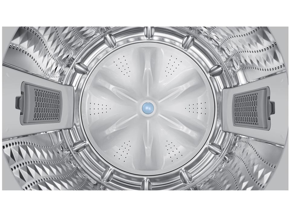 Lavadora de Roupas Samsung 17kg Cesto Inox 10 Programas de Lavagem Black Caviar WA17CG - 7