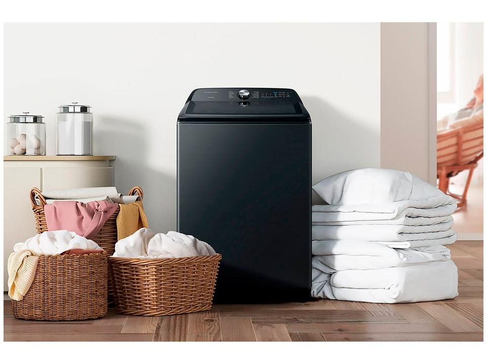 Lavadora de Roupas Samsung Inverter 23kg Inox 12 Programas de Lavagem Preto Caviar WA23B - 1