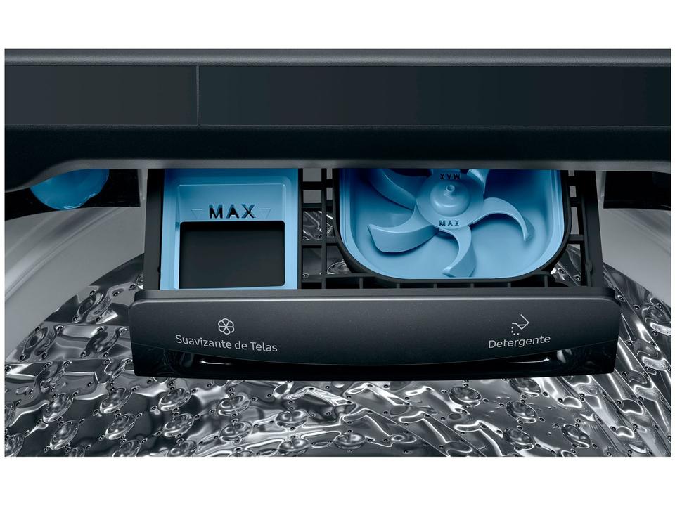 Lavadora de Roupas Samsung Inverter 23kg Inox 12 Programas de Lavagem Preto Caviar WA23B - 12