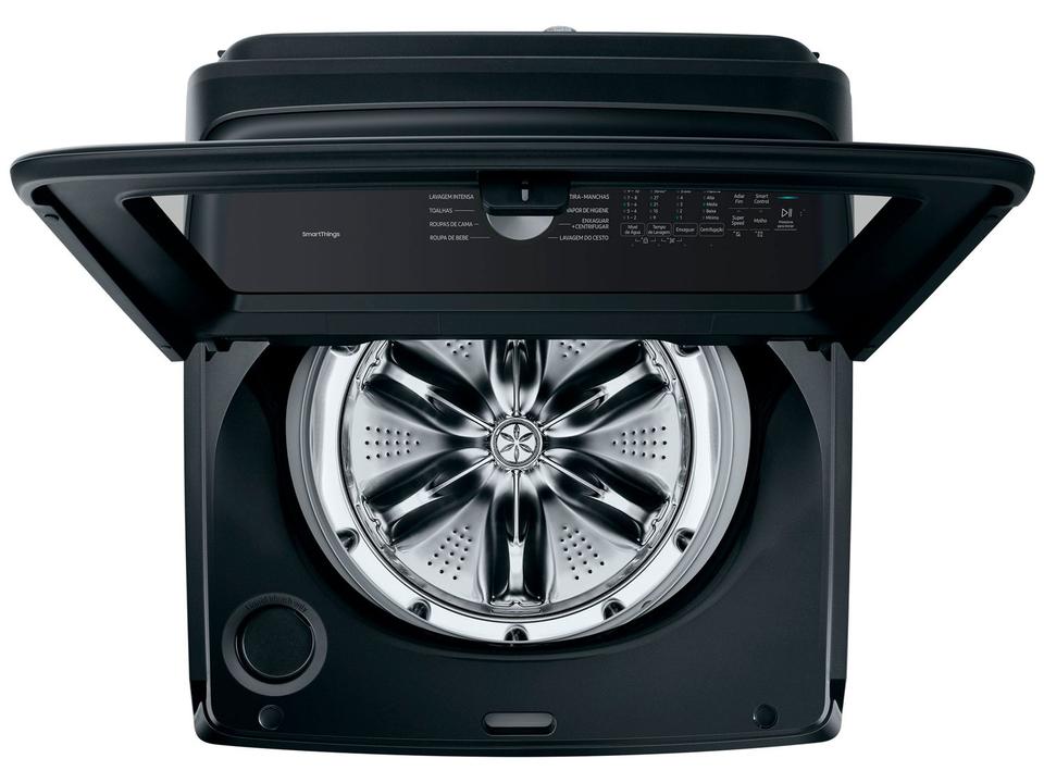 Lavadora de Roupas Samsung Inverter 23kg Inox 12 Programas de Lavagem Preto Caviar WA23B - 11