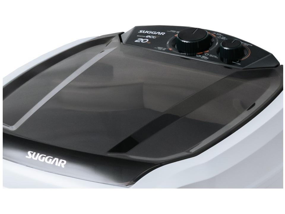 Lavadora de Roupas Suggar 20kg 6 Programas de Lavagem Branca Lavamax Eco LE2002BR - 10