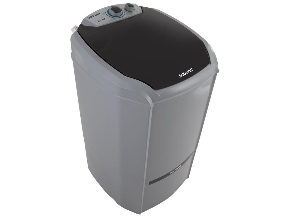 Lavadora de Roupas Suggar 20kg 6 Programas de Lavagem Prata Lavamax Eco LE2001PR - 3