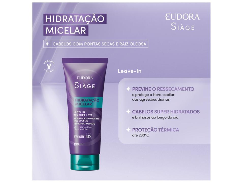 Leave-in Eudora Siàge Hidratação Micelar 100ml - 1