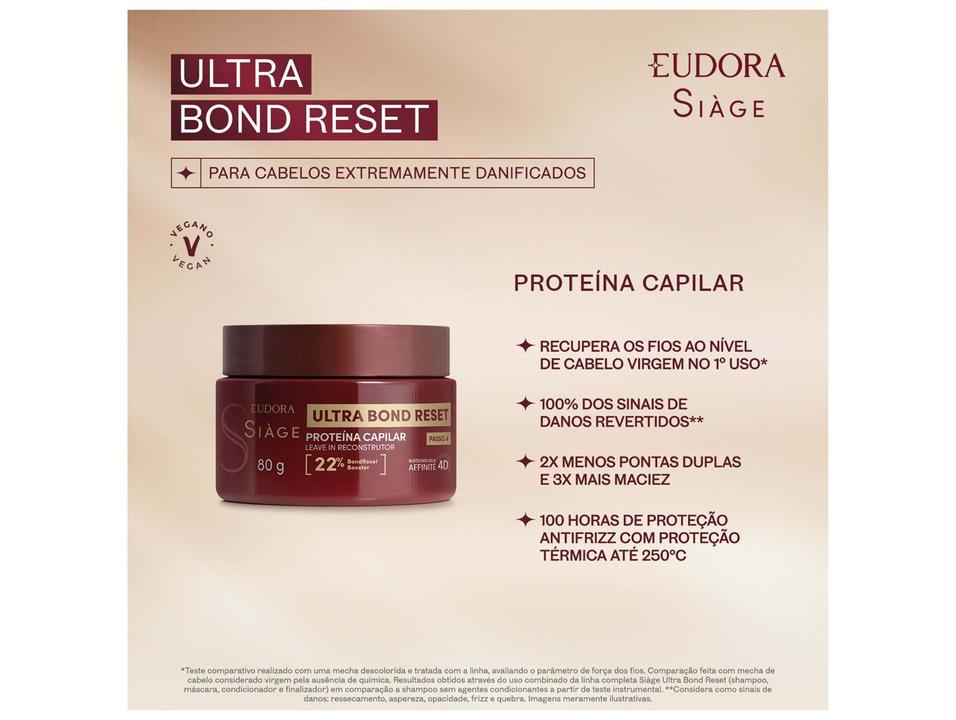 Leave-in Eudora Siàge Ultra Bond Reset 	80g - 1