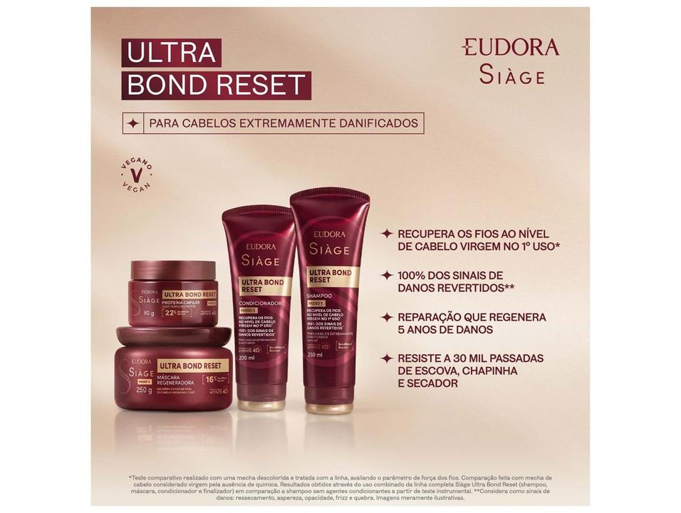 Leave-in Eudora Siàge Ultra Bond Reset 	80g - 2
